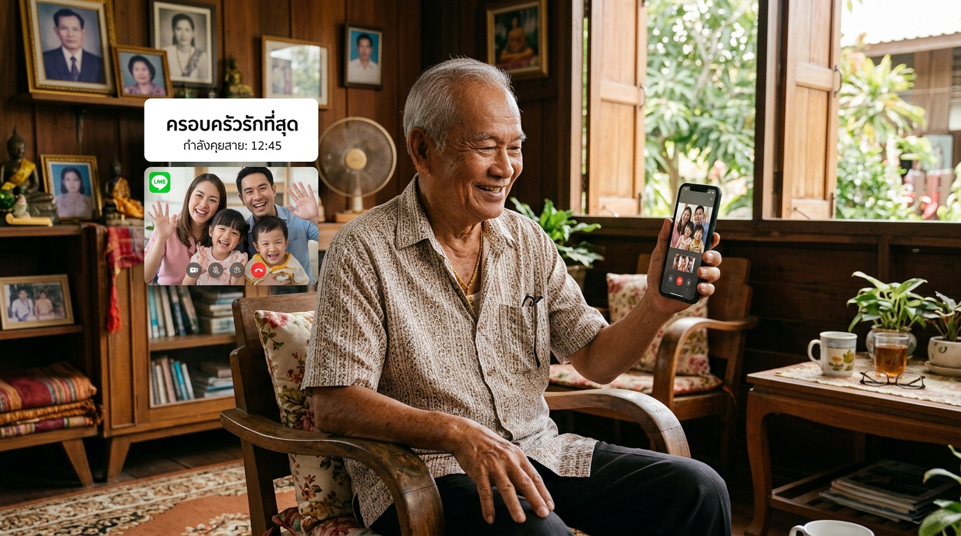10 แอปพลิเคชันตั้งค่าฟอนต์ใหญ่ ใช้ LINE แสกน QR Code สำหรับผู้สูงอายุยุค 2569 (ชุดที่ 1)