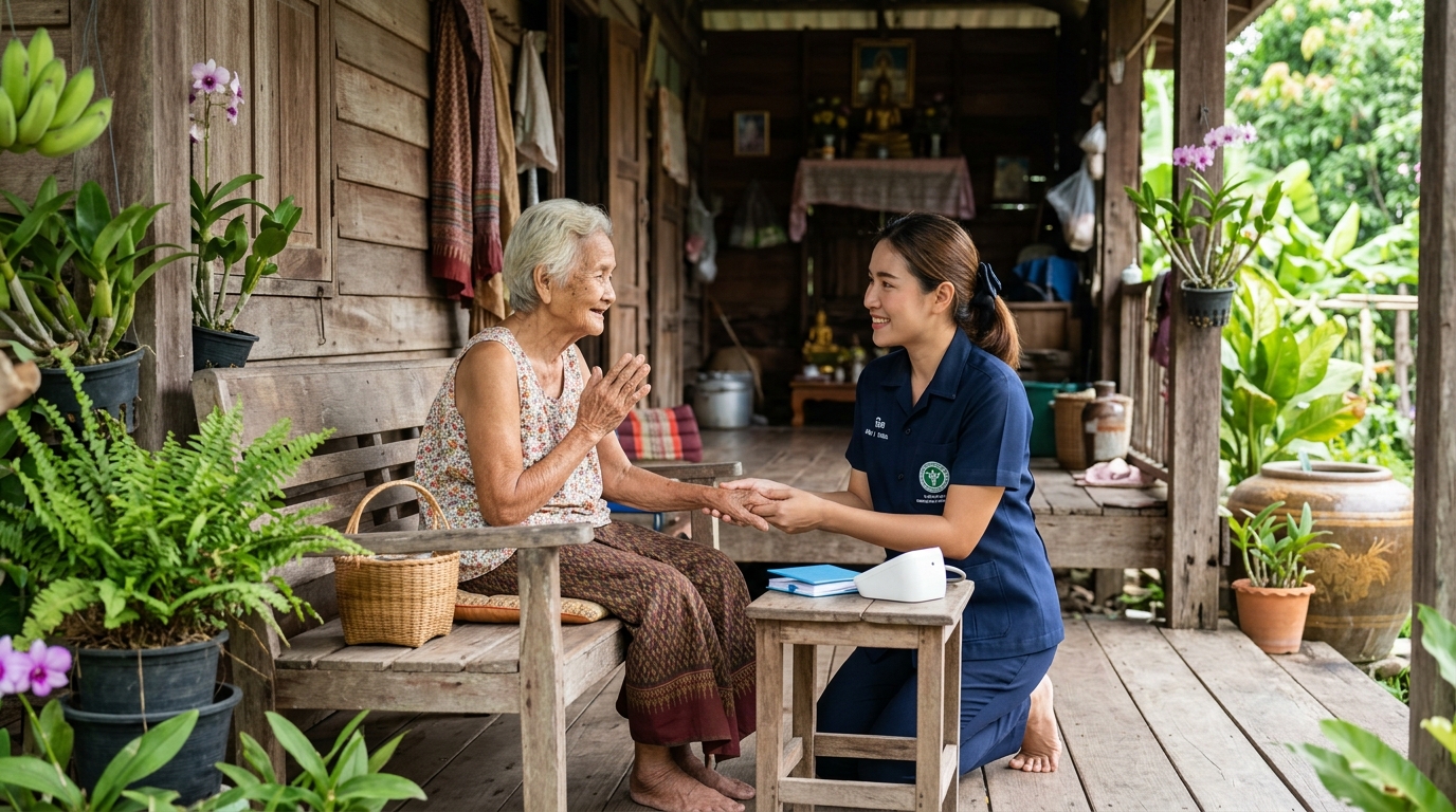 สิทธิการได้รับการดูแลแบบ Long-Term Care (LTC) จากทีมแพทย์และผู้ดูแลชุมชน (ชุดที่ 2)